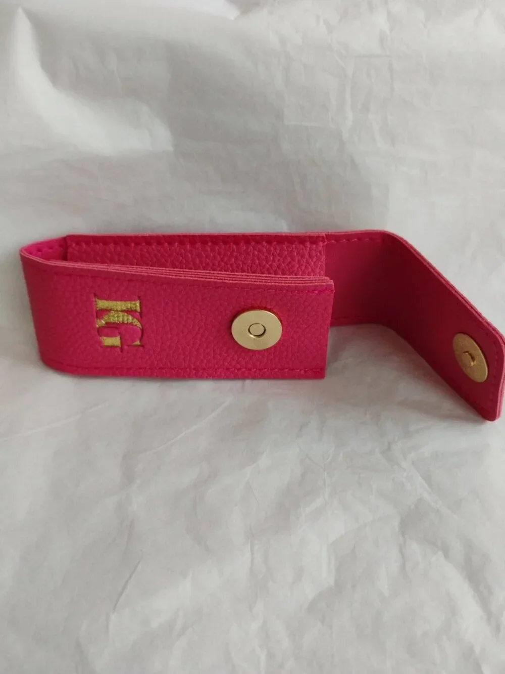 Laura Geller Pink Lipstick Case/Keyring Combo- NWT